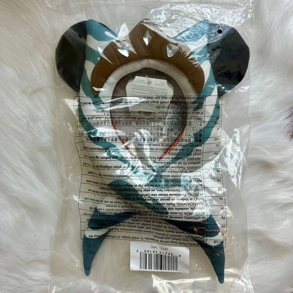 Ahsoka Tano Ear Headband Star Wars DISNEY NEW Ships Now & Everywhere - Picture 4 of 5